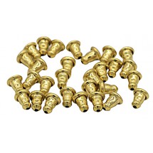 AB 0215 Earring Backs Stainless steel 30pcs