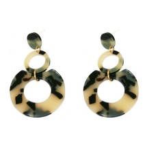 AB 0236 - Oorbellen - Acryl - 6cm