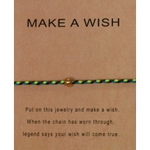 AB 0241 - Make a Wish - Stainless Steel bead