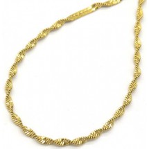 AB 0050 - Necklace - Stainless Steel - 2,5mm - Twisted