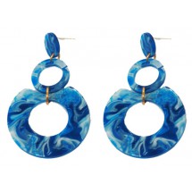 AC 0007 - Oorbellen - Acryl - 6cm