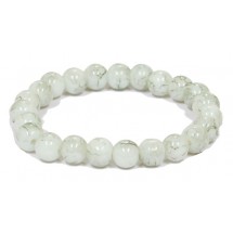 AC 0064 - Armband - Elastisch - Glaskralen - 8 mm - 18,4 cm