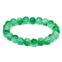 AC 0075 - Armband - Elastisch - Glaskralen - 8 mm - 18,4 cm
