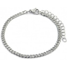 AD 0021 - Armband - Stainless Steel - 4 mm - Chain