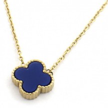 AE 0003 - Ketting - Stainless Steel - Klaver 