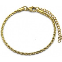 AE 0021 - Armband - Stainless Steel - Twisted