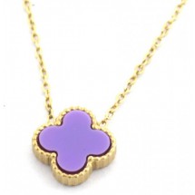 AE 0081 - Ketting - Stainless Steel - Klaver 