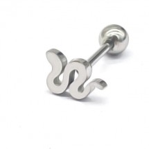 AA 0098 - Oorpiercing - Stainless Steel - 316L - Slang