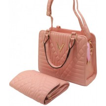 AF 0101 - PU Lederen tas met Clutch - 25*21,5*10cm