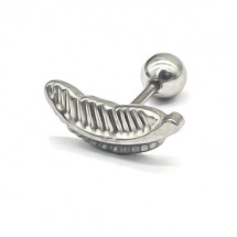 AA 0127 - Oorpiercing - Stainless Steel - 316L - Veer