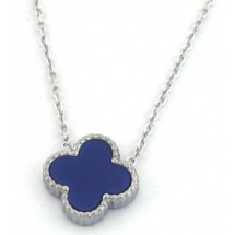 AF 0133 - Ketting - Stainless Steel - Klaver 