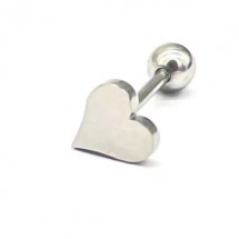 AF 0219 - Oorpiercing - Stainless Steel - 316L - Hart