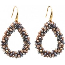 AF 0240 - Faceted Glass Beads - 6cm