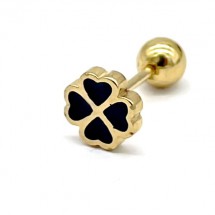 AF 0302 - Oorpiercing - Stainless Steel - 316L - Klaver