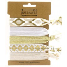 AF 0326 - Hairtie - Elastiek - 5 stuks op kaart