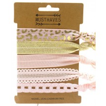 AF 0322 - Hairtie - Elastiek - 5 stuks op kaart