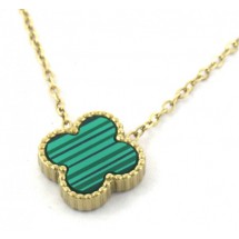 AF 0335 - Ketting - Stainless Steel - Klaver 