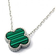 AF 0356 - Ketting - Stainless Steel - Klaver 