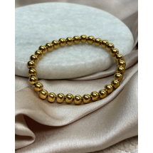 Armband - Stainless Steel - Bolletjes - 6mm