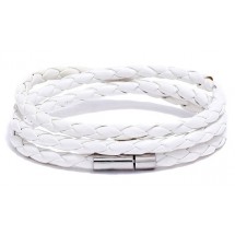AC 0017 - Gevlochten - Lederen - Wikkelarmband