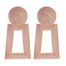 AA 0141 -  Oorbellen - Stripes - Lengte 6,5 cm