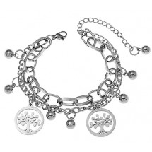 AK 0080 Stainless Steel/Tree of life