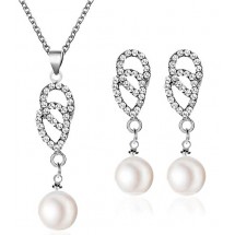 AF 0258 Parel setje/Crystals