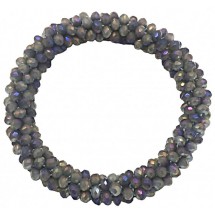 AH 0027 - Armband - Geslepen glaskralen