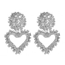 AC 0099 Frosted earrings (Lengte 6cm)