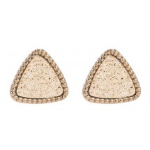 AA 0262 - Oorbellen - Driehoek - 1,2 cm