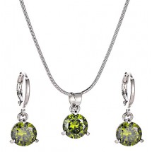 AF 0333 Setje ketting en oorbellen