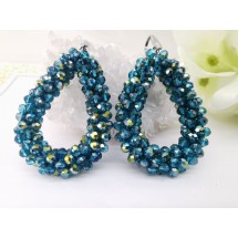 AK 0288 - Faceted Glass Beads - 4,5x3,5cm