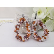 AF 0321 - Faceted Glass Beads - 4,5x3,5cm