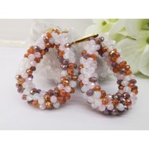AF 0290 - Faceted Glass Beads - 4,5x3,5cm