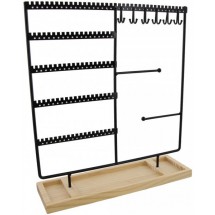 AD 0047 Metalen display met hout 
