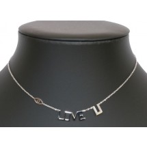 AD 0129 Stainless steel necklace/Love U