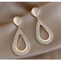 AC 0198 Waterdrop/Rhinestones-Opal