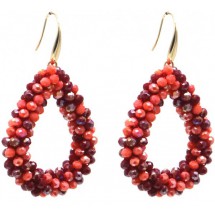 AF 0076 - Faceted Glass Beads - 6cm