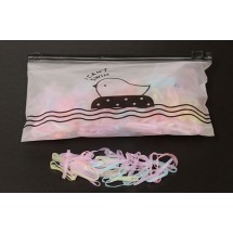 AD 0045 Etui met 500 haarelastiekjes