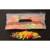 AH 0035 Etui met 500 haarelastiekjes