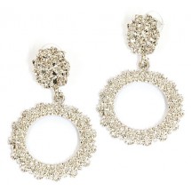 AC 0293 Frosted earrings (Lengte 5cm)