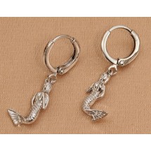 AA 0272 Stainless steel earrings/Mermaid