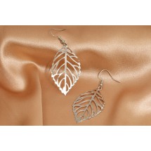 AA 0099 - Oorbellen - Leaf - 6cm