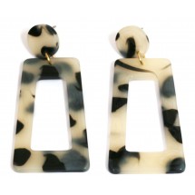 AA 0057- Oorbellen - Acryl - Print