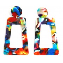 AA 0105 - Oorbellen - Acry - Print