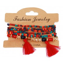 AC 0124 -  Armbandjes - Bohemian - Set van 6 stuks 