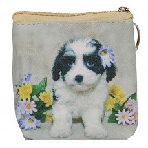 SK 0071 portemonnee met print 9x10cm