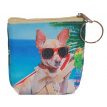 SK 0072 portemonnee met print 9x10cm
