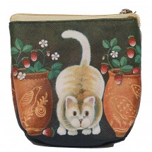 SK 0009 portemonnee met print 9x10cm