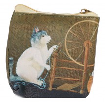 SK 0025 portemonnee met print 9x10cm